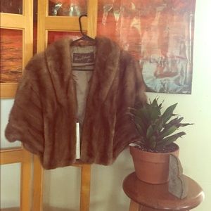 Small authentic mink stole